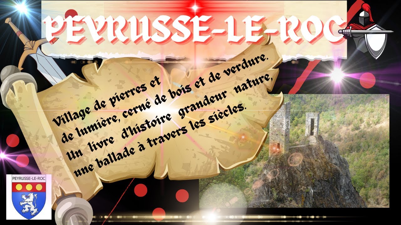 Peyrusse le Roc Aveyron Occitanie - Site remarquable - Cité médiévale - Village médiéval
