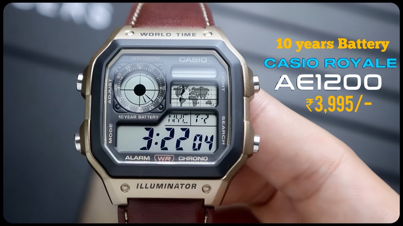 Casio Royale AE1200 WH | Часы Джеймса Бонда | Обзор мирового времени | Распаковка #casio #watches