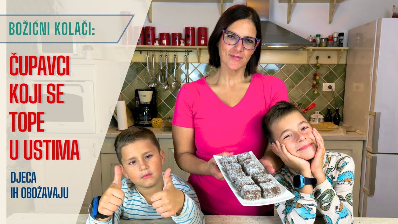ČUPAVCI -recept za najbolje, najmekše i najsočnije. Tope se u ustima. Lamington cake.