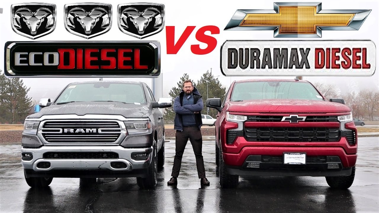 2023 Ram 1500 Eco-Diesel VS 2023 Chevy Silverado 1500 Duramax: Which Diesel Is Better?