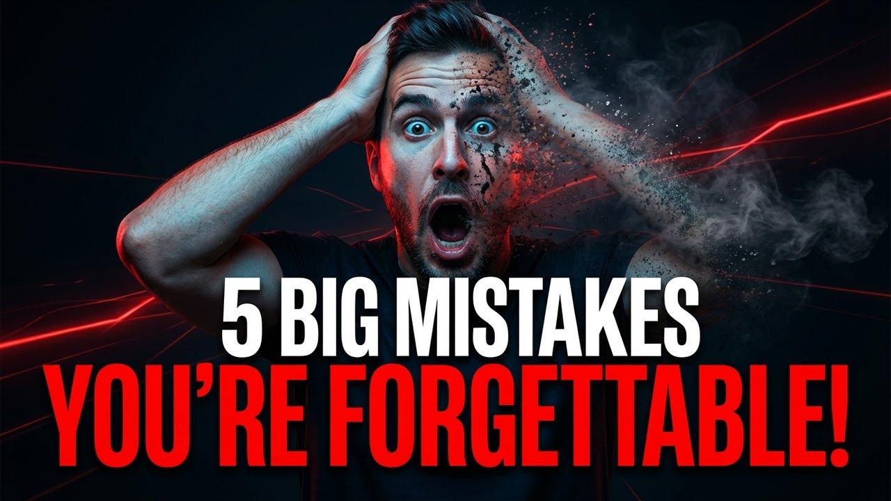 5 BIG Mistakes You're Making That Make You FORGETTABLE! #selfimprovement #psychologytricks