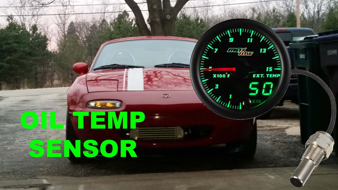 Oil Temp Gauge Install