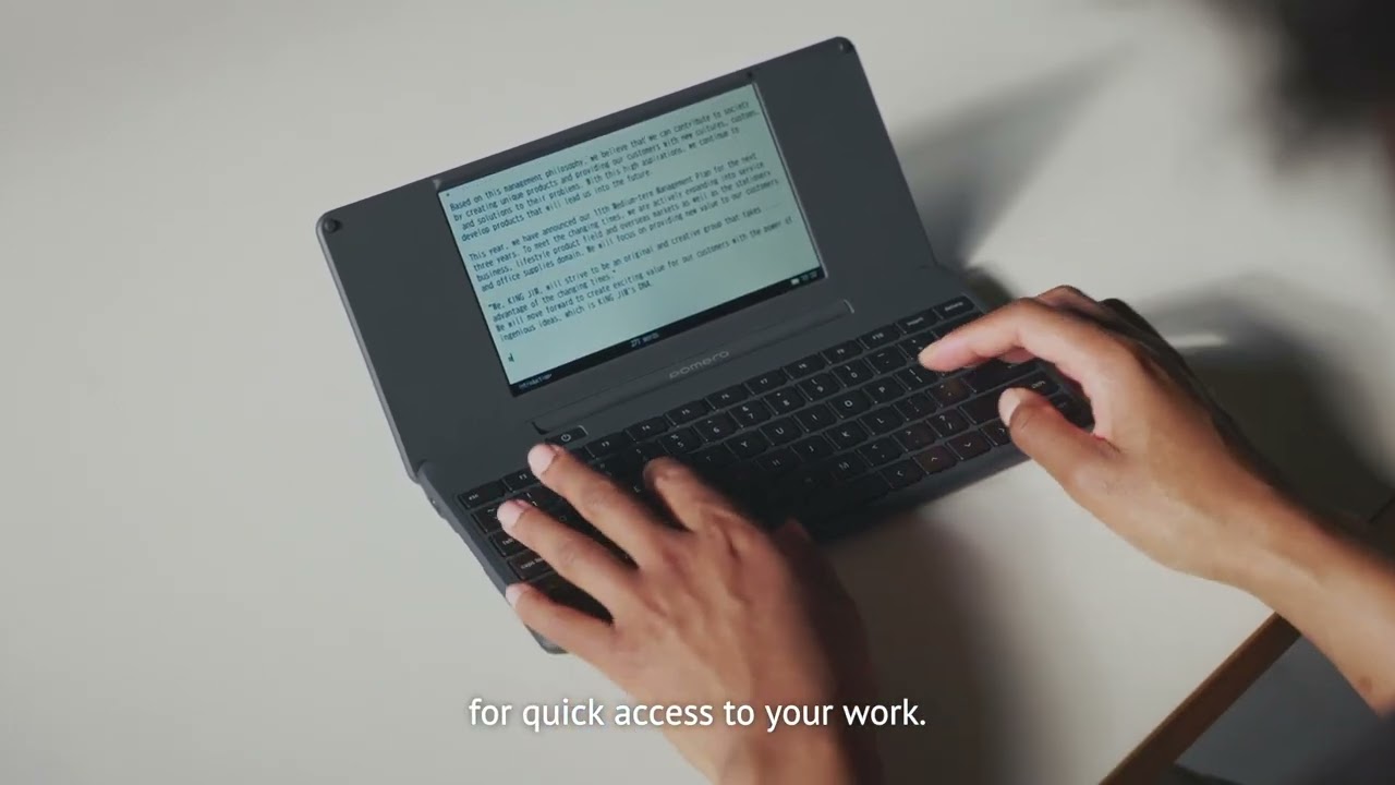 pomera DM250US &ndash; Key Features for Distraction-Free Writing ✍️✨- Key Features