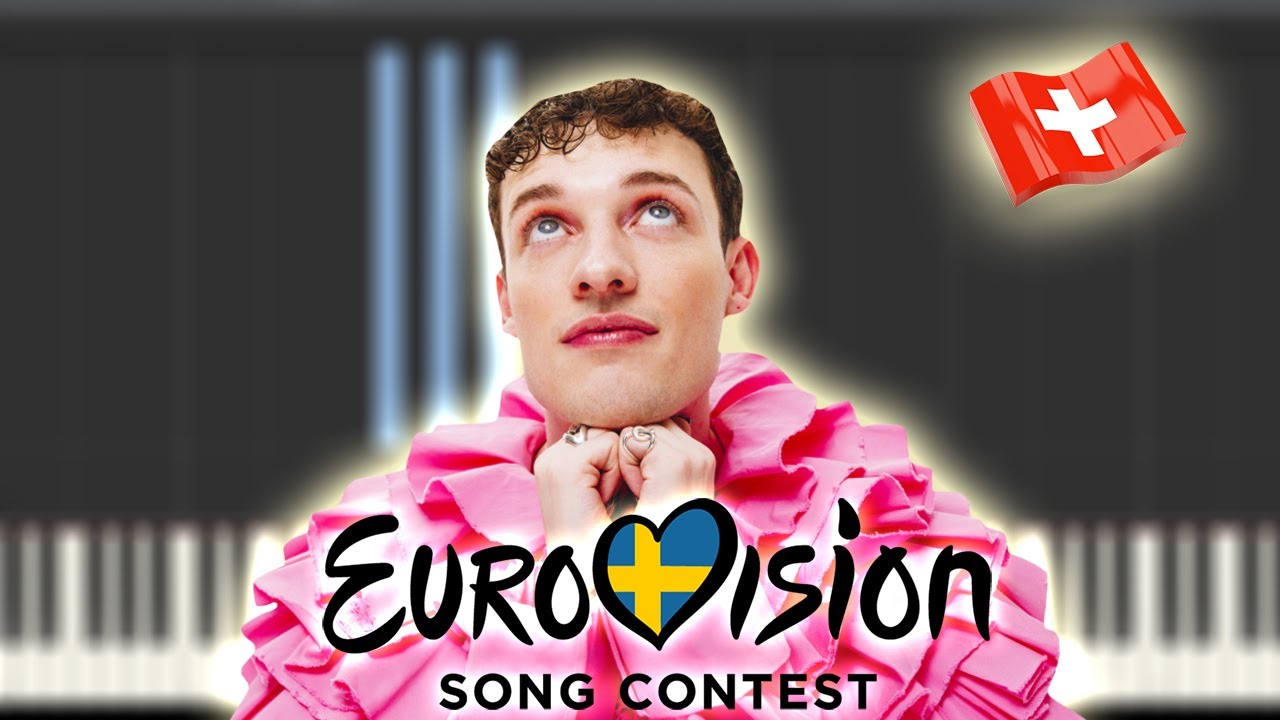 Nemo - The Code - Switzerland 🇨🇭  - Eurovision 2024 | Piano Tutorial / Partitura / Karaoke / MIDI