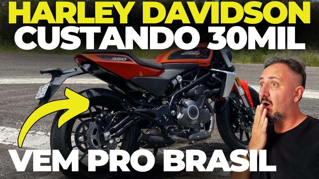 A água bateu da BUNDA: custando 30 mil Harley deve apresentar modelo de BAIXO custo em BREVE