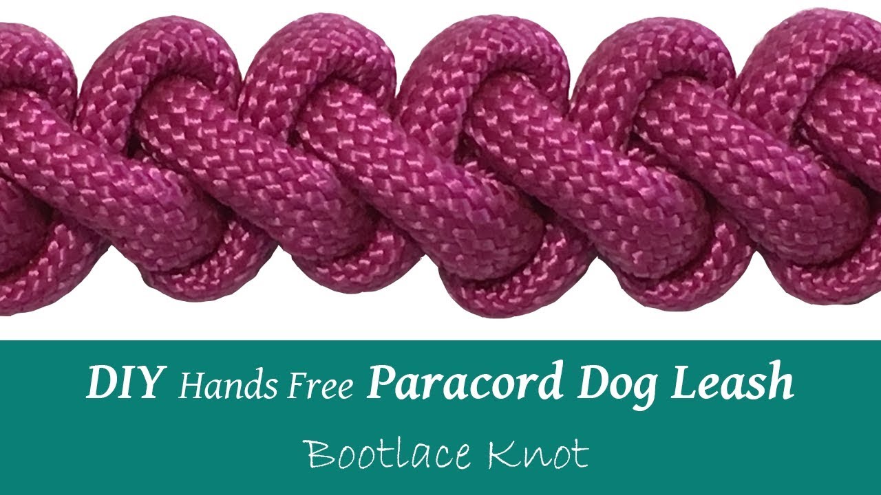 DIY Hands Free Dog Leash - Bootlace Knot