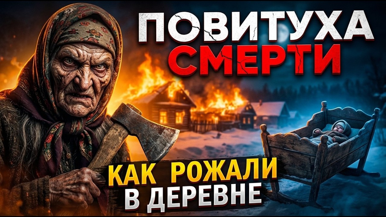 НЕ РОЖАЙ В ДЕРЕВНЕ! ПОВИТУХА ЗНАЕТ Страшные истории на ночь Мистика Ужасы Мистические рассказы Тайга