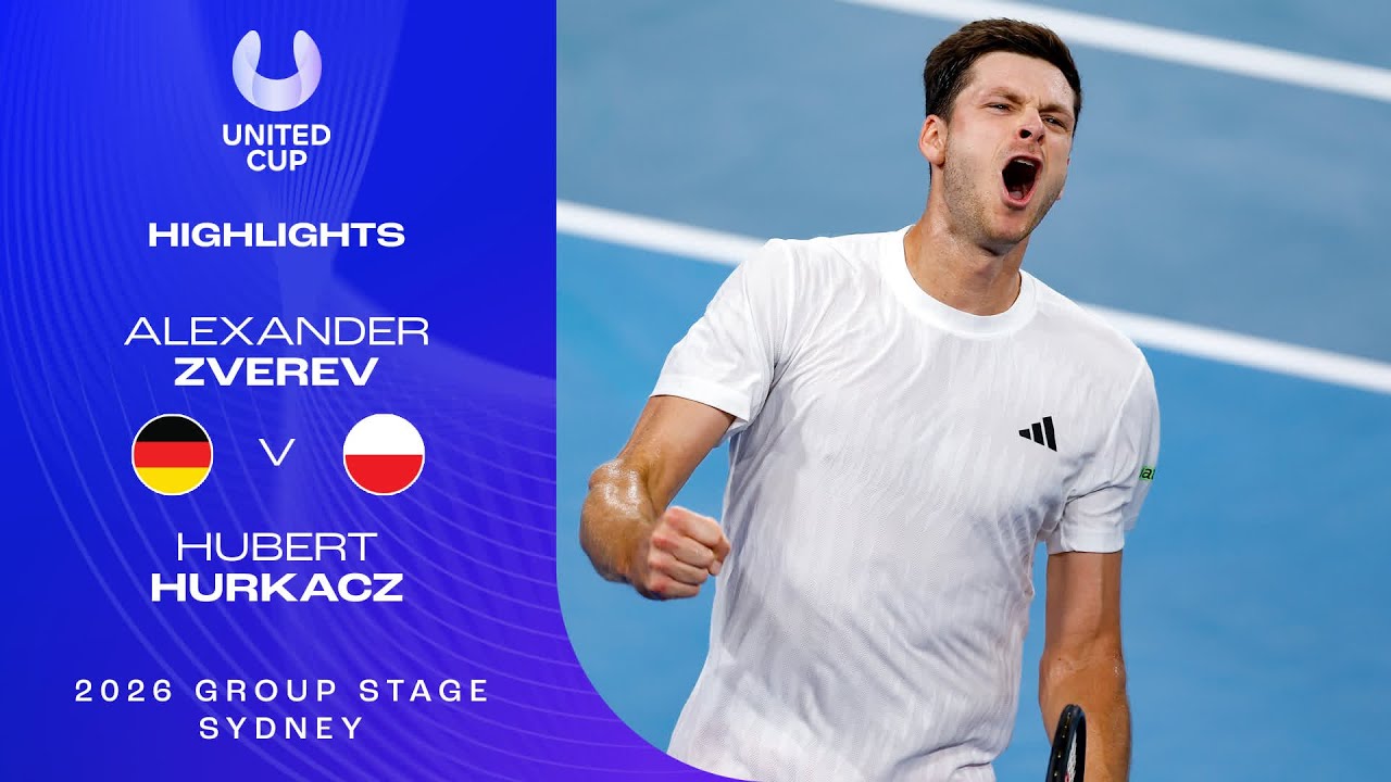 Alexander Zverev v Hubert Hurkacz Highlights | United Cup 2026 Group F