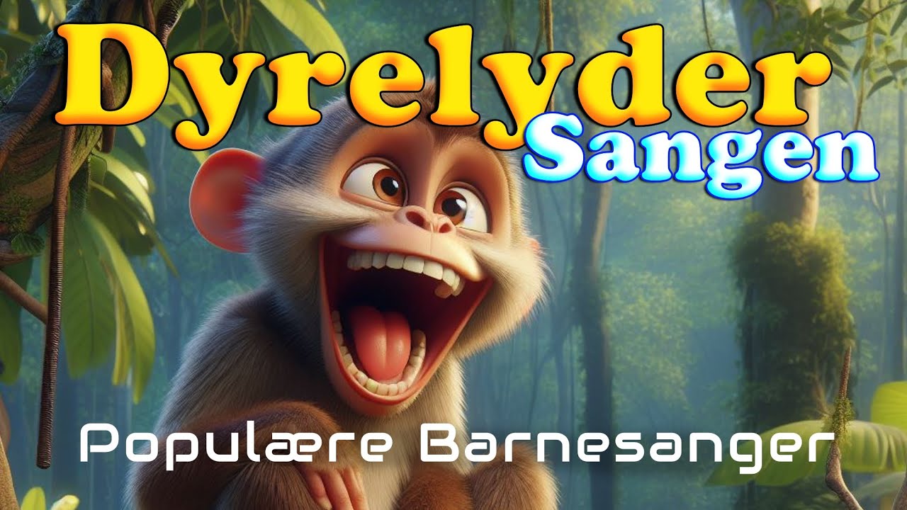 Dyrelyder Sangen 🐑🐍🐖🐈🦮 | Med bilder| Popul&aelig;re Barnesanger | Barneforlaget