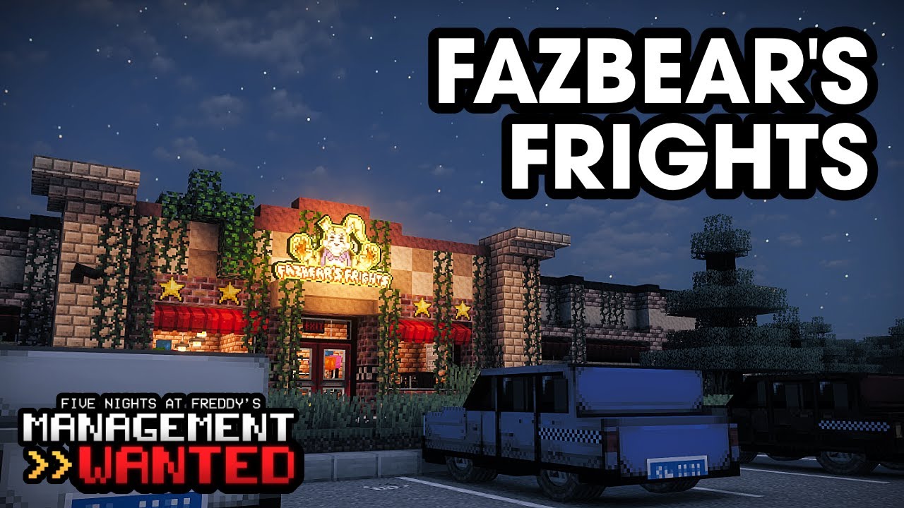 CUSTOM Fazbear's Frights TOUR | Minecraft Management Wanted Mod [DOWNLOAD IN DESC]