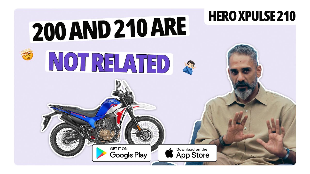 Are the Hero Xpulse 200 and 210 related? (Not at all!) | #MotorIncClips