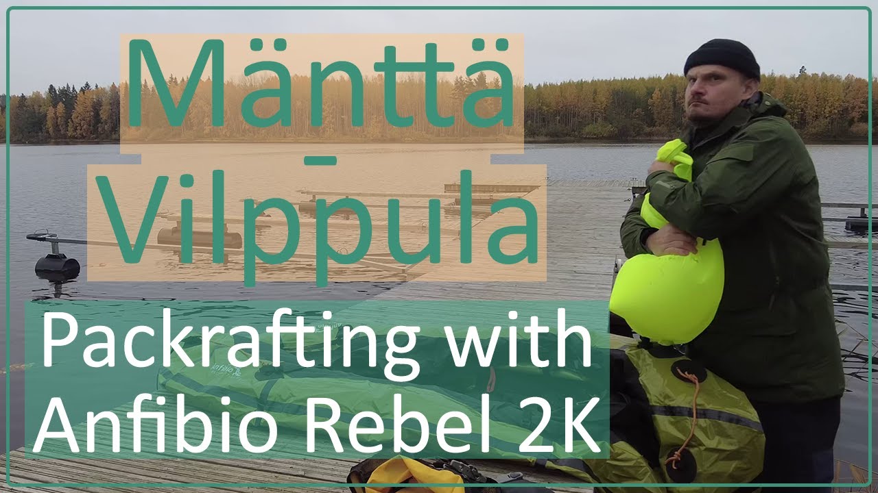 Packrafting from Mänttä to Vilppula in Finnish autumn weather