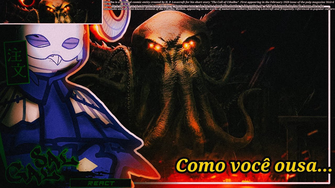 🇧🇷 Nebula Civilization React ( Dentro do Mar | Cthulhu | The Call Of Cthulhu | @henriquemendonca )