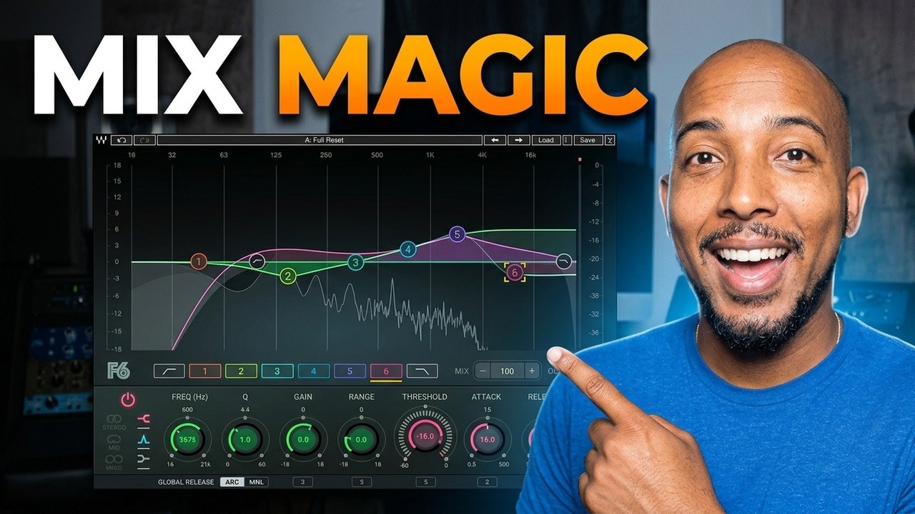 mixing with Waves F6 Dynamic EQ