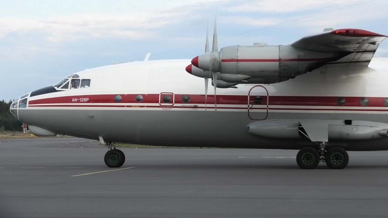 Ukraine Air Alliance Antonov An-12 UR-CAK at Tampere-Pirkkala