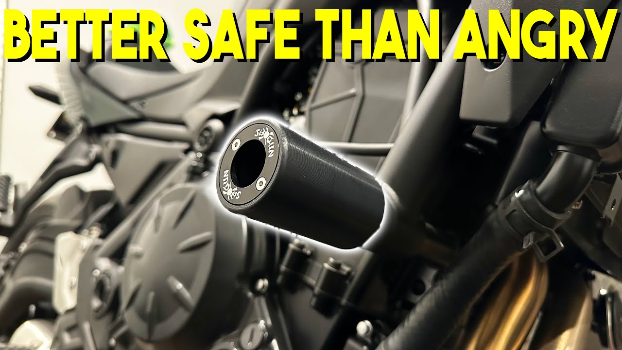 Shogun Frame Sliders on 2023 Kawasaki Z650