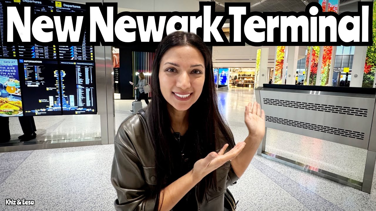 Is this the BEST Terminal in or near New York City? FULL TOUR of Newark Airport’s NEW Terminal A!