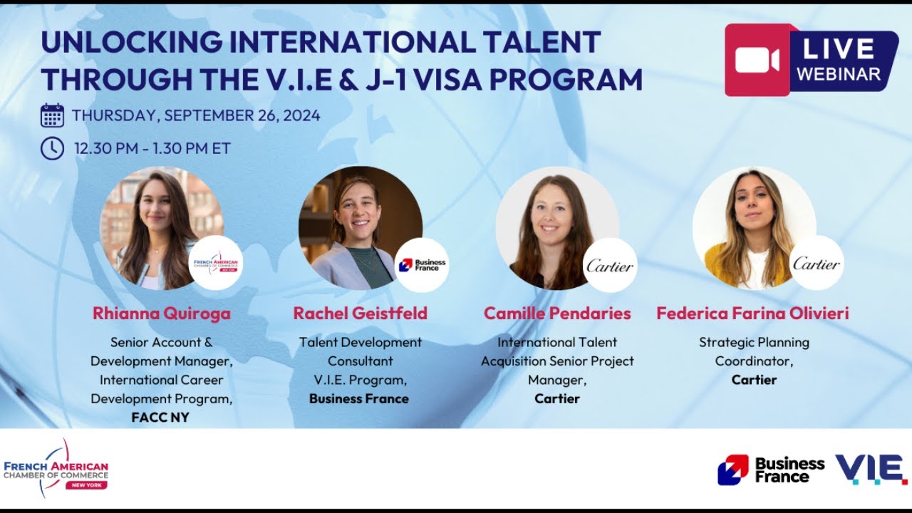 Unlocking International Talent Through the V.I.E & J-1 Visa Program - Full Webinar Recording