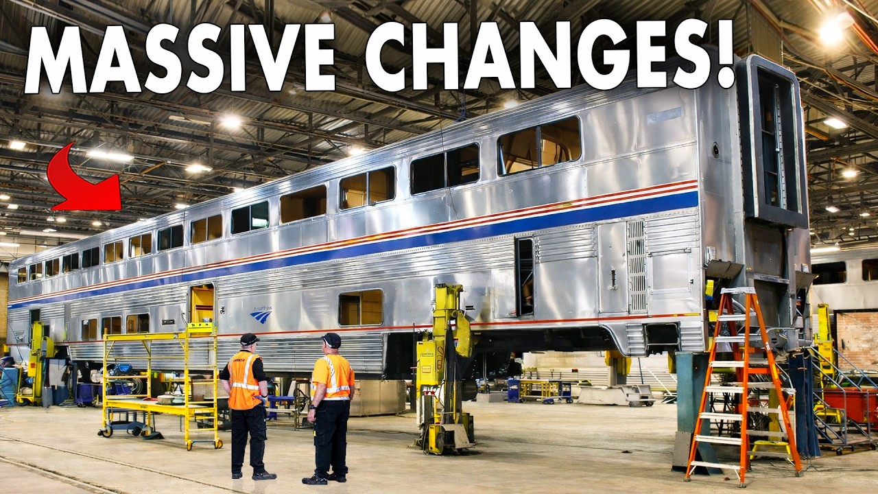 Конец эпохи нового вагона Superliner от Amtrak.