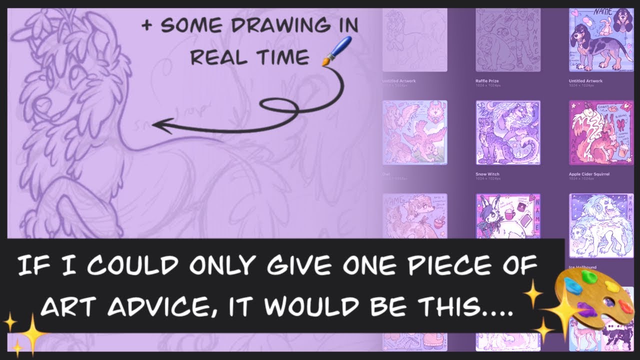 The Best Piece of Art Advice I can give 🎨✨ #furryartist #furryart