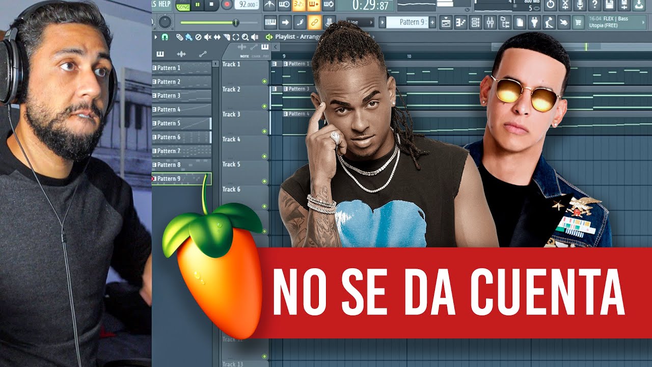 Haciendo un beat estilo OZUNA y DADDY YANKEE no se da cuenta en FL STUDIO