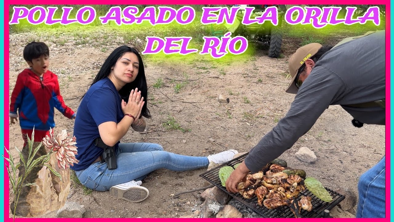 RECORRIENDO DESIERTOS EN MOTOS LLEGAMOS AL RÍO E HICIMOS UN RICO POLLITO ASADO @AVENTURASDELOESTE