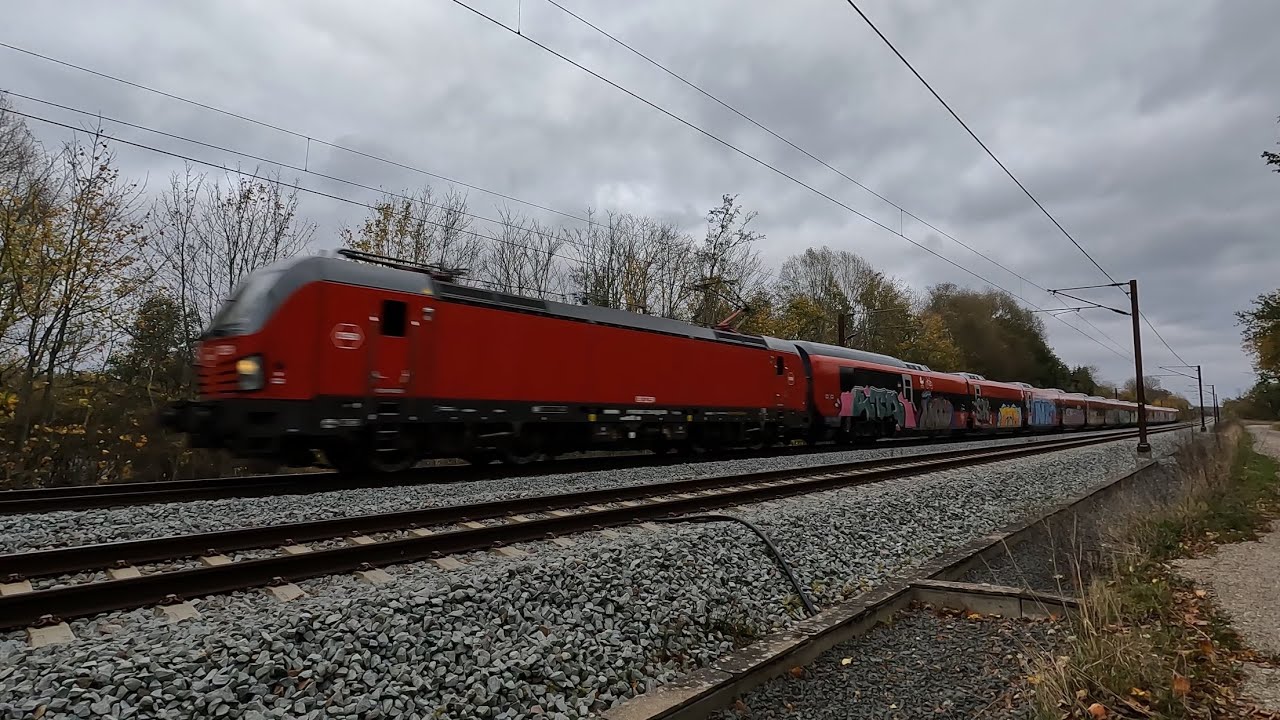 Tog I Hjulby Nr 10. (Talgo Dobbel Traktion) (Kaos Efter Politiarbejde)