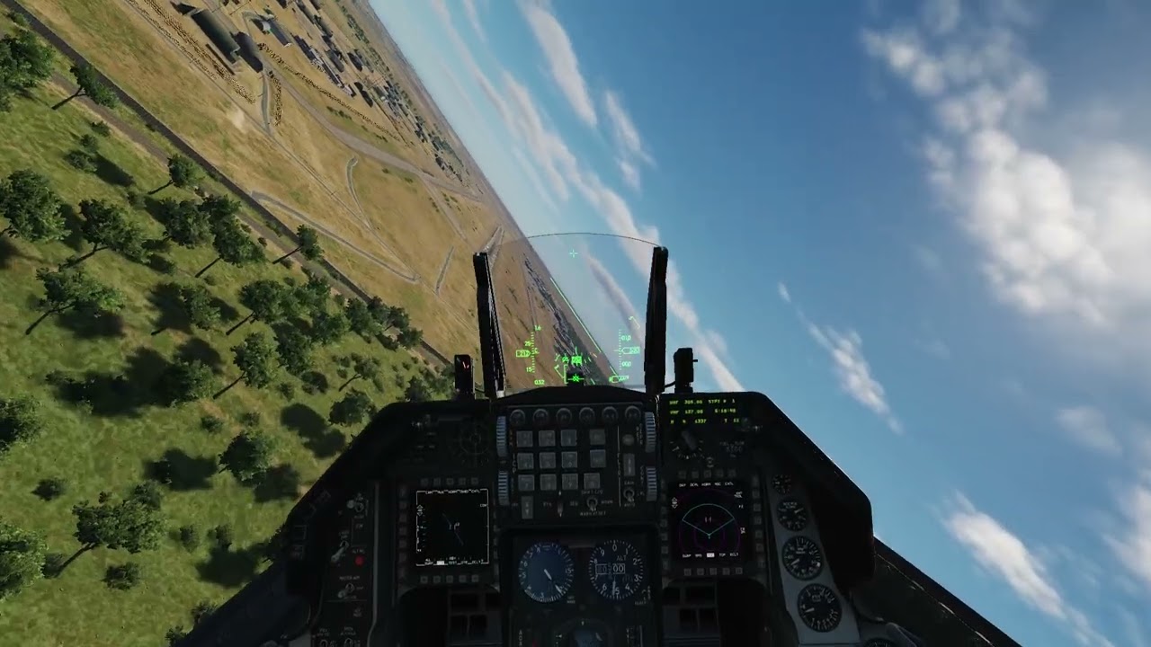 DCS Virtual Incirlik RIAT in cockpit Turkish F-16 Arrival