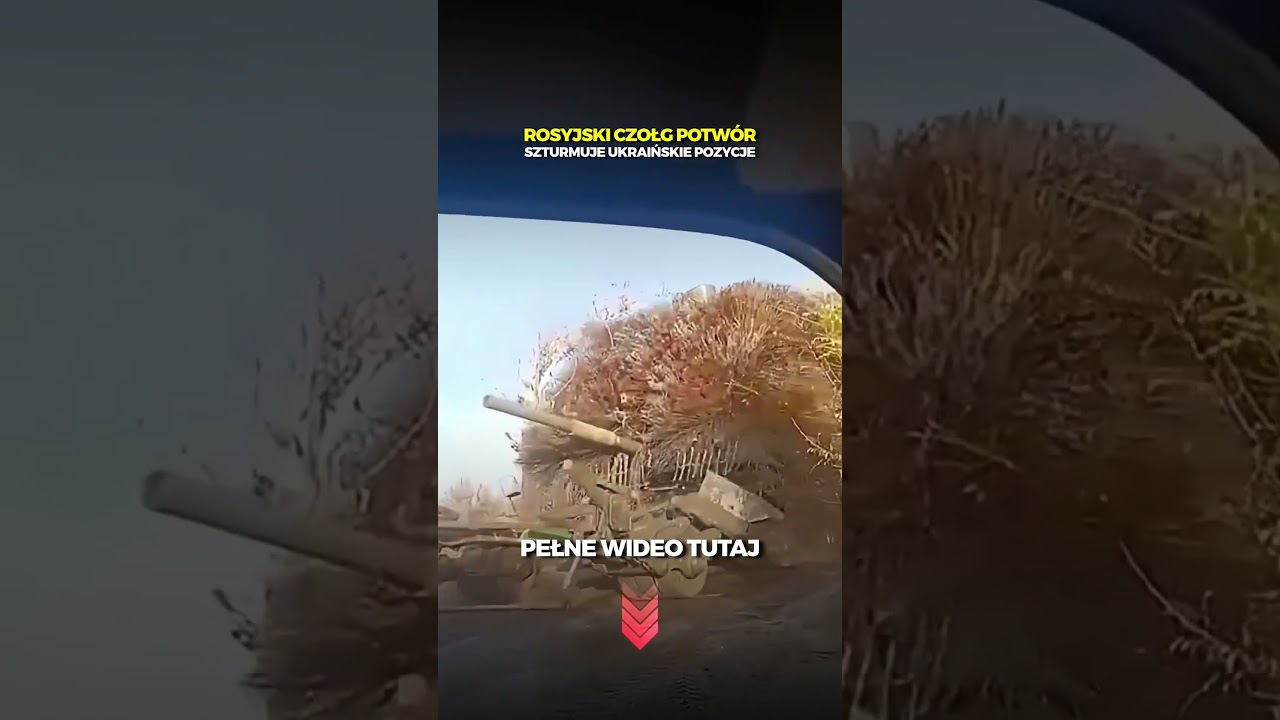 Rosyjski Potworny Czołg Szokuje Podczas Szturmu Na Donbasie