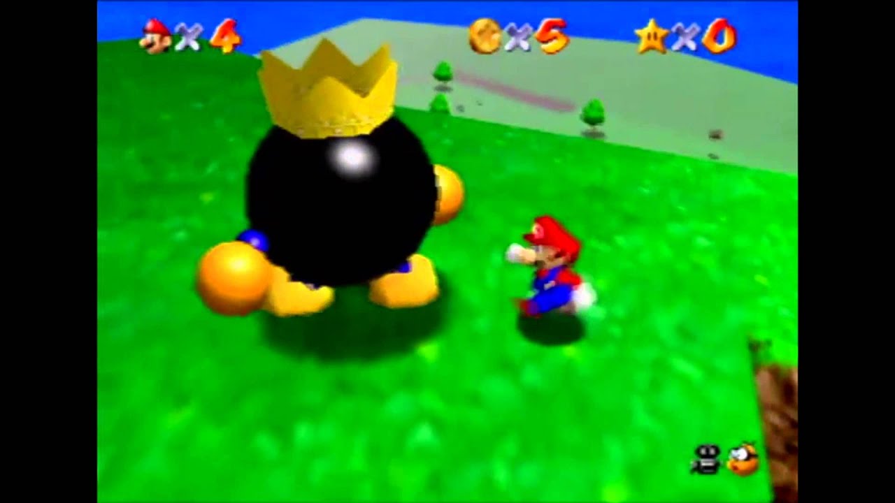 Super Mario 64 Boss # 1: Big Bob-Omb
