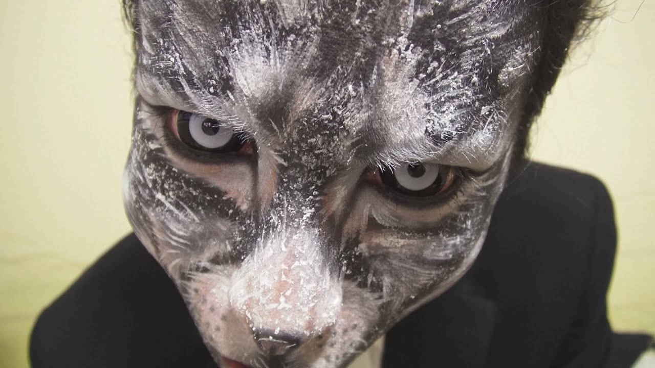 メイクで猫再現してみた。Makeup transformation Cat.