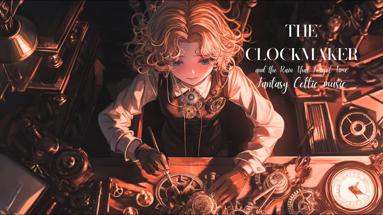 【Celtic Fantasy Ambient】The Clockmaker and the Rain That Forgot Time｜時計技師と時を忘れる雨【異世界ケルト音楽】