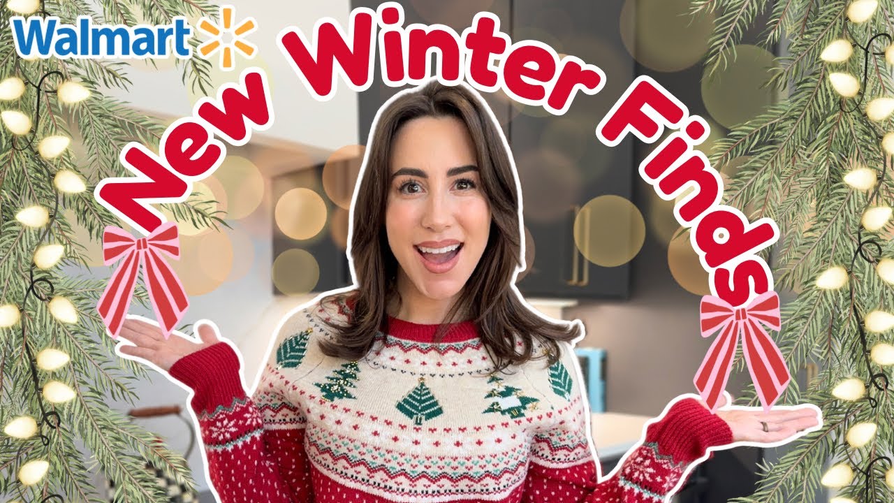 ❄️NEW Winter Walmart Try On Clothing Haul- review 2025- Christmas Edition 