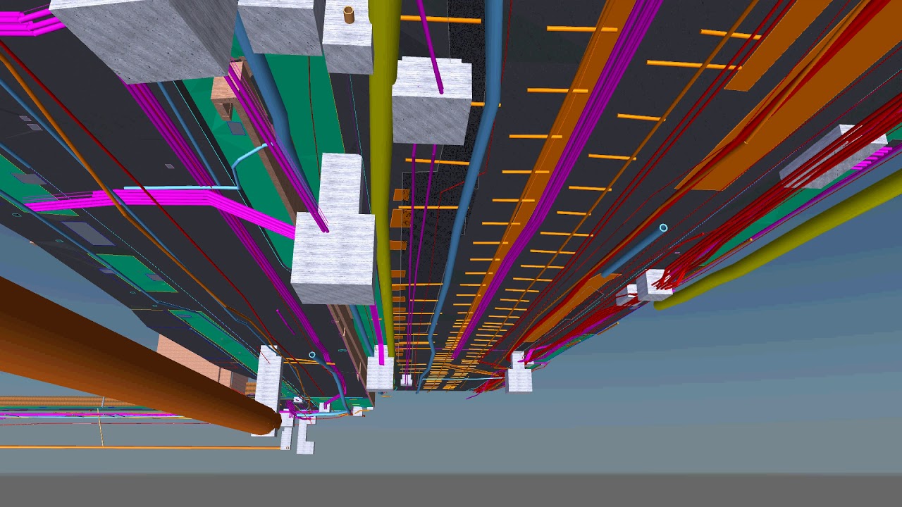 3D rendered model of London street
