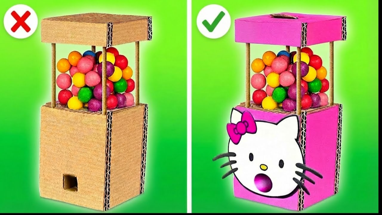 クリエイティビティチャレンジ: あなたはこれをこなせますか？ 🎨 123 GO! Likeによる段ボールハック