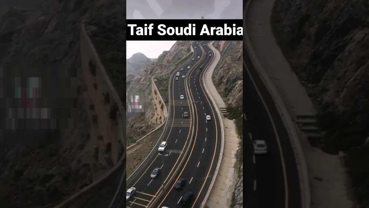 Taif Rig Road in Saudi Arabia