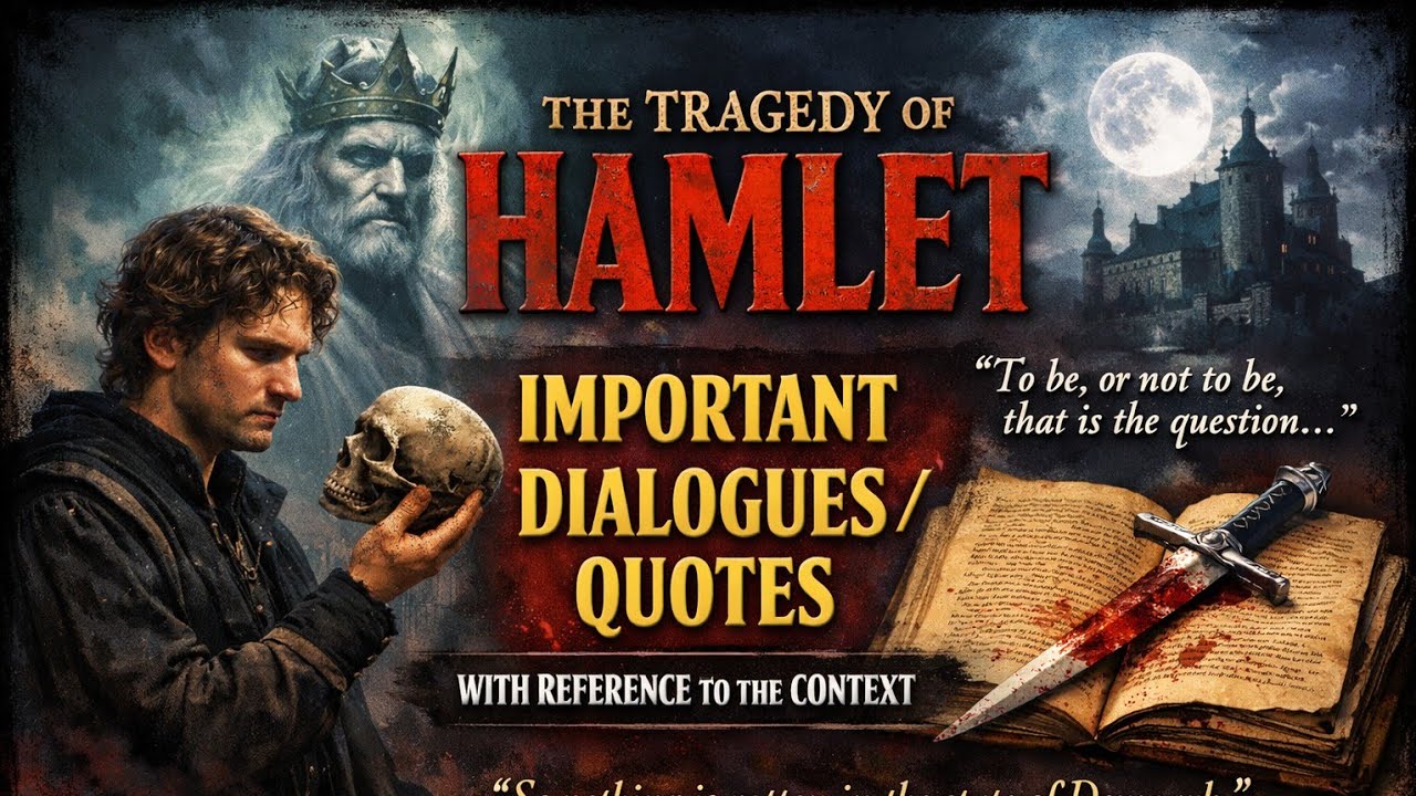 Трагедия Гамлета — важные диалоги/цитаты с учетом контекста.