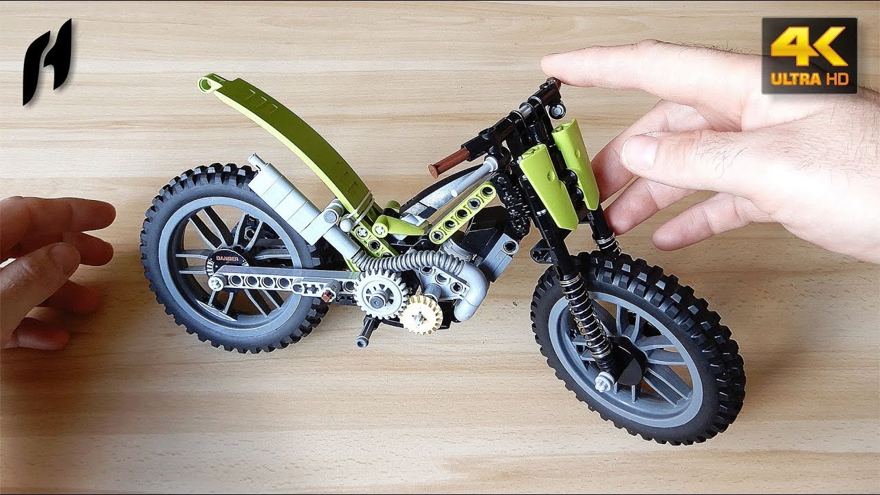 How to Build Lego Technic Trial Motorcycle (MOC - 4K) #lego #legotechnic #howto #motorcycle #trials
