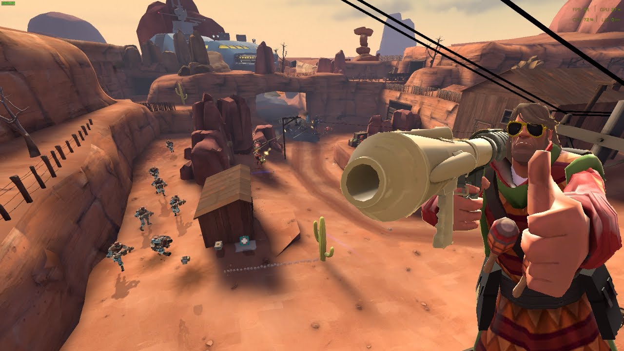 TF2 MVM - Rust Valley ADV RoadBlow -   Soldier gameplay