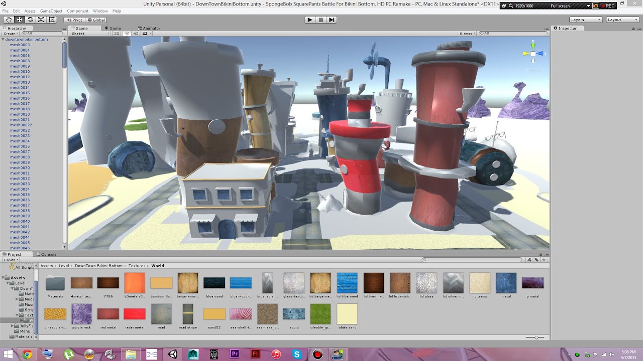 SBSP BFBB, HD PC Remake: Update 5: Downtown Bikini Bottom