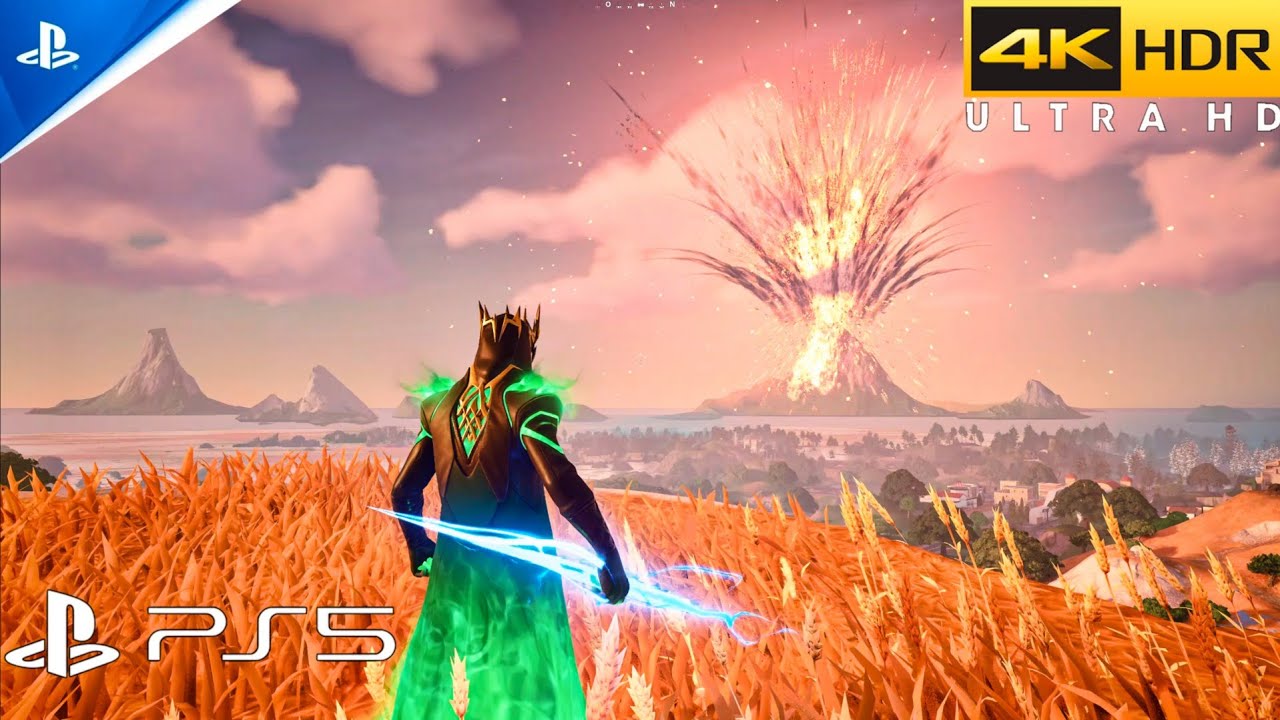 Fortnite (PS5) 4K 60FPS HDR Gameplay (Floor is Lava)