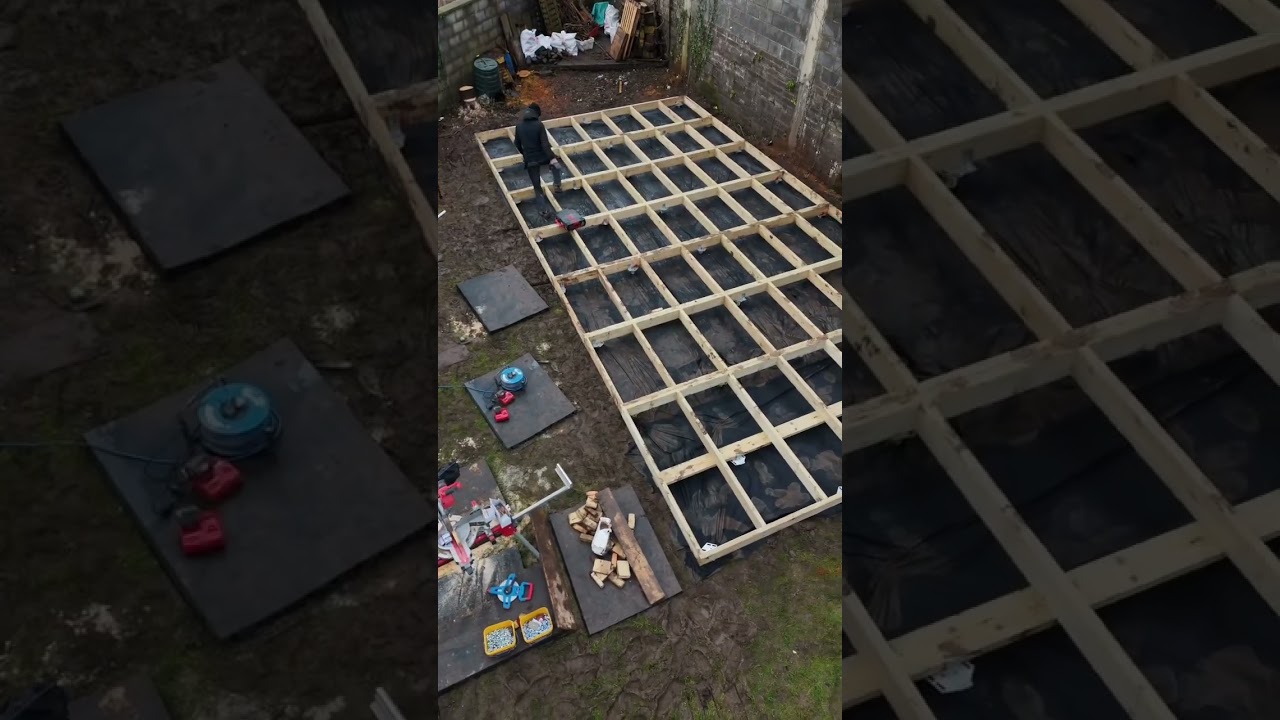 Treated timber ground screw foundations