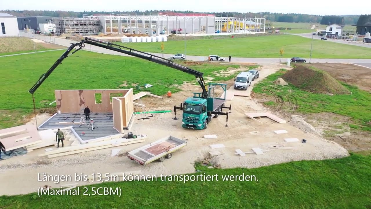 Kran LKW Vorstellung - Maag Holz GmbH