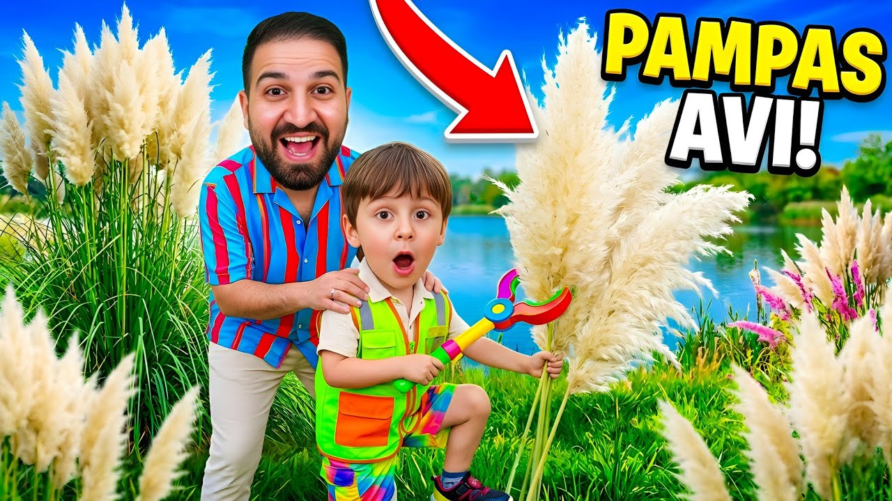 SAZLIKLARA GİRDİK, KÖPEKLERDEN KORKTUK! 😱🌾 PAMPAS OTU İLE SÜSLEME (Bedavaya Ev Dekoru)