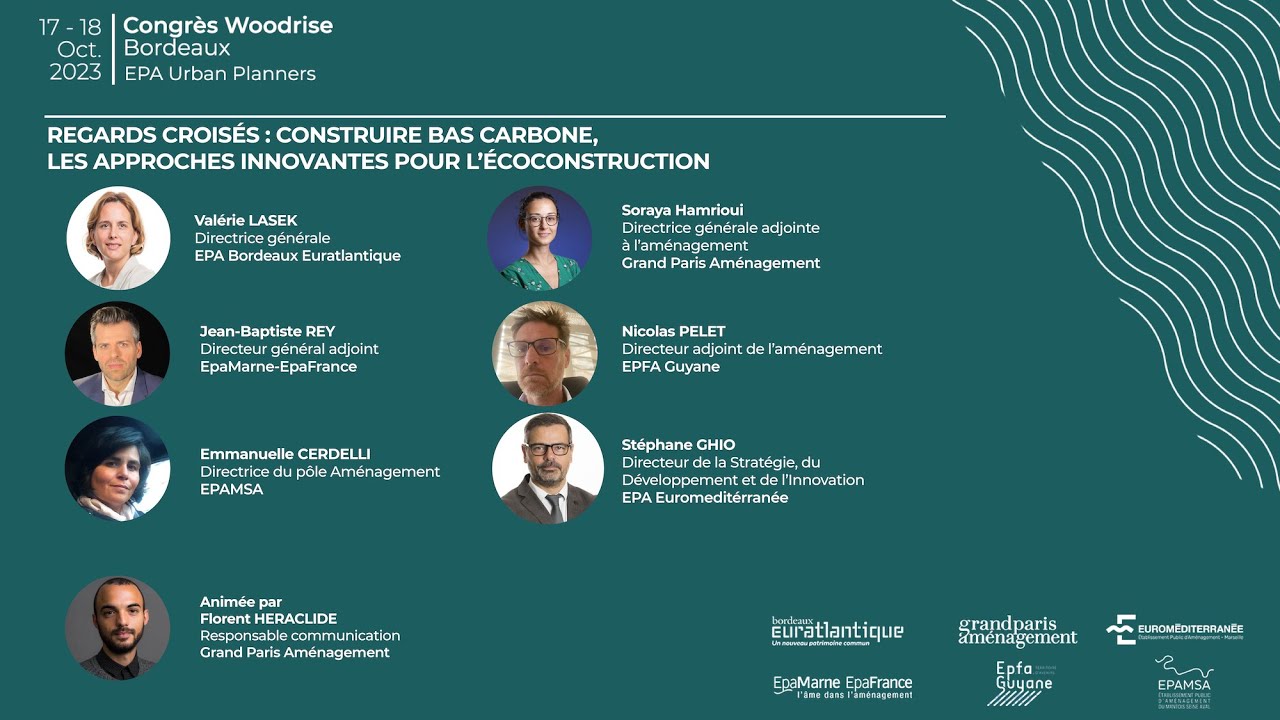 WOODRISE 2023 - REPLAY - Construire bas carbone, les approches innovantes pour l'&eacute;coconstruction