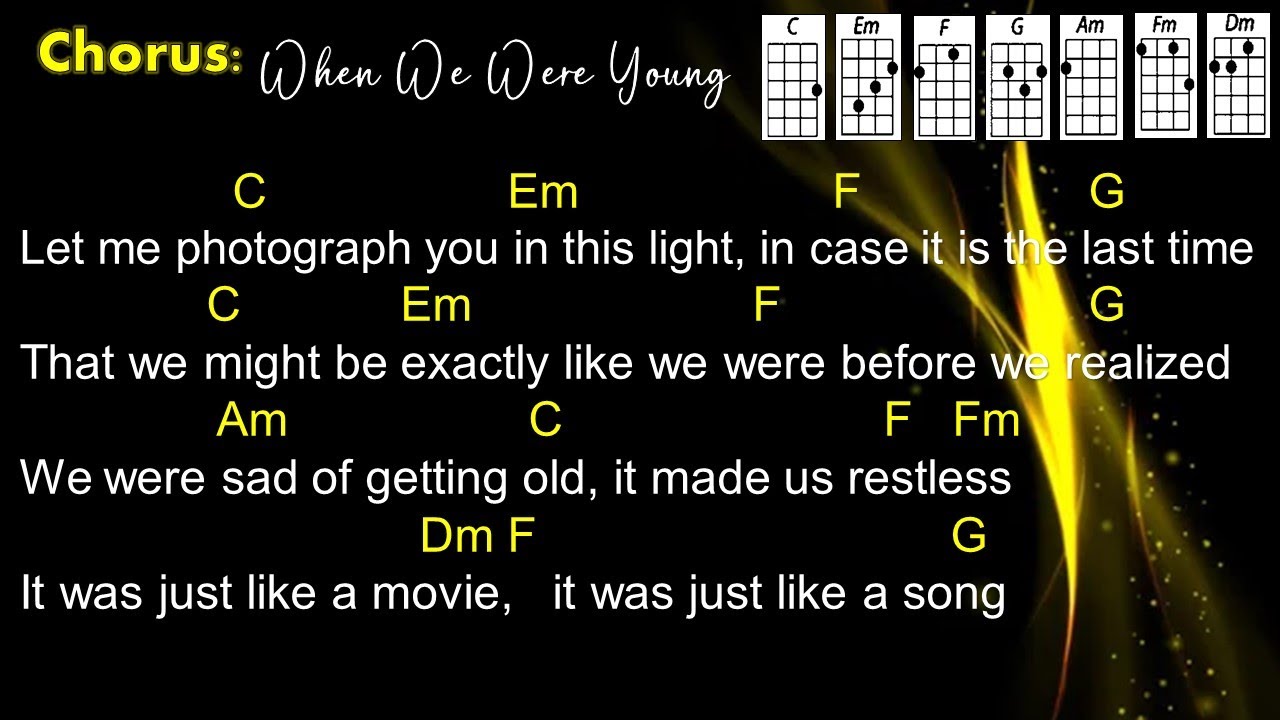 When We Were Young - Adele (Ukulele Play Along)
