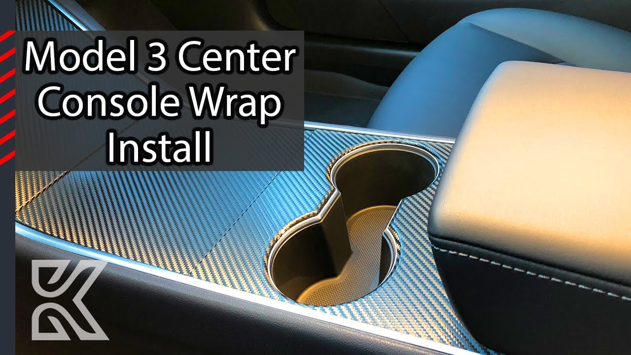 Tesla Model 3 Center Console Wrap Install
