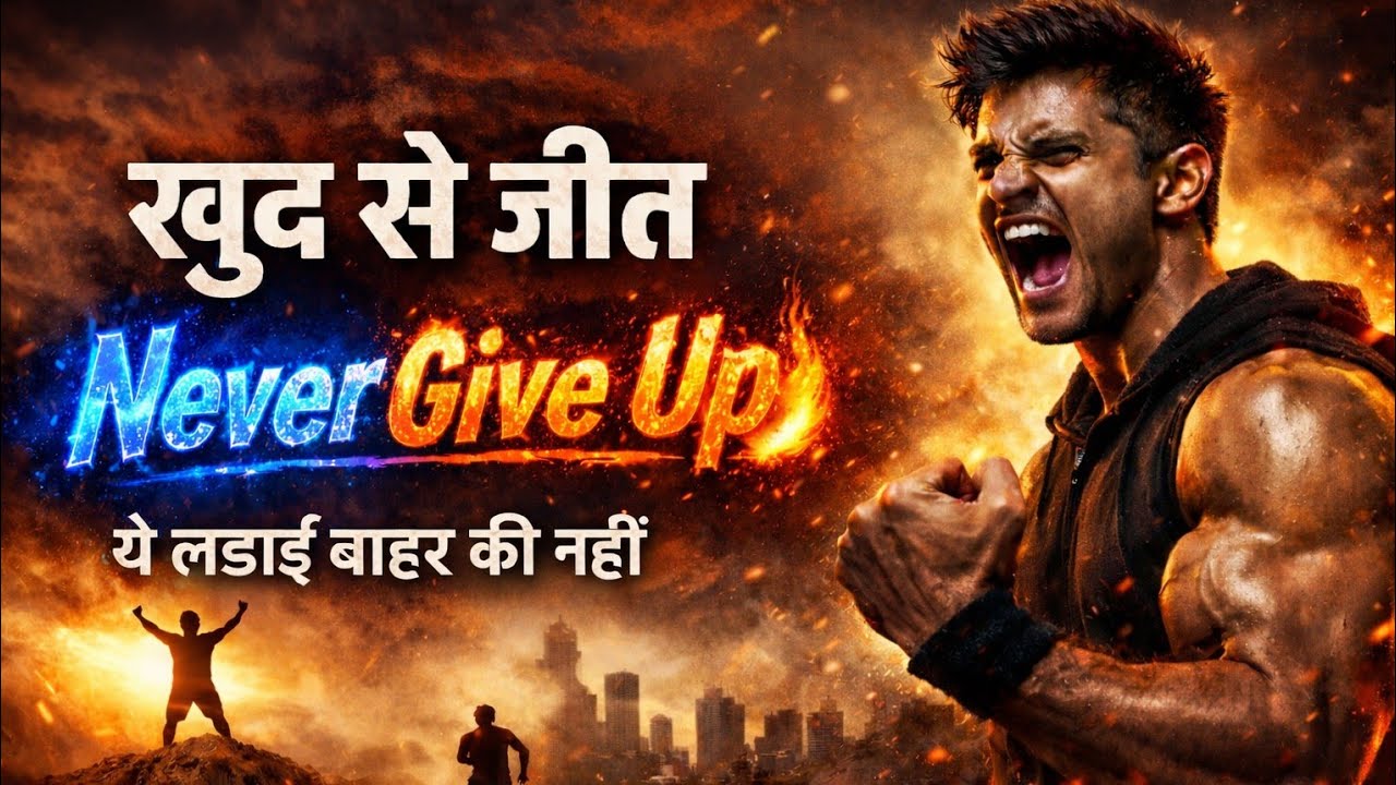 खुद से जीत 🔥 | Never Give Up | Success Mindset Powerful Motivational Song