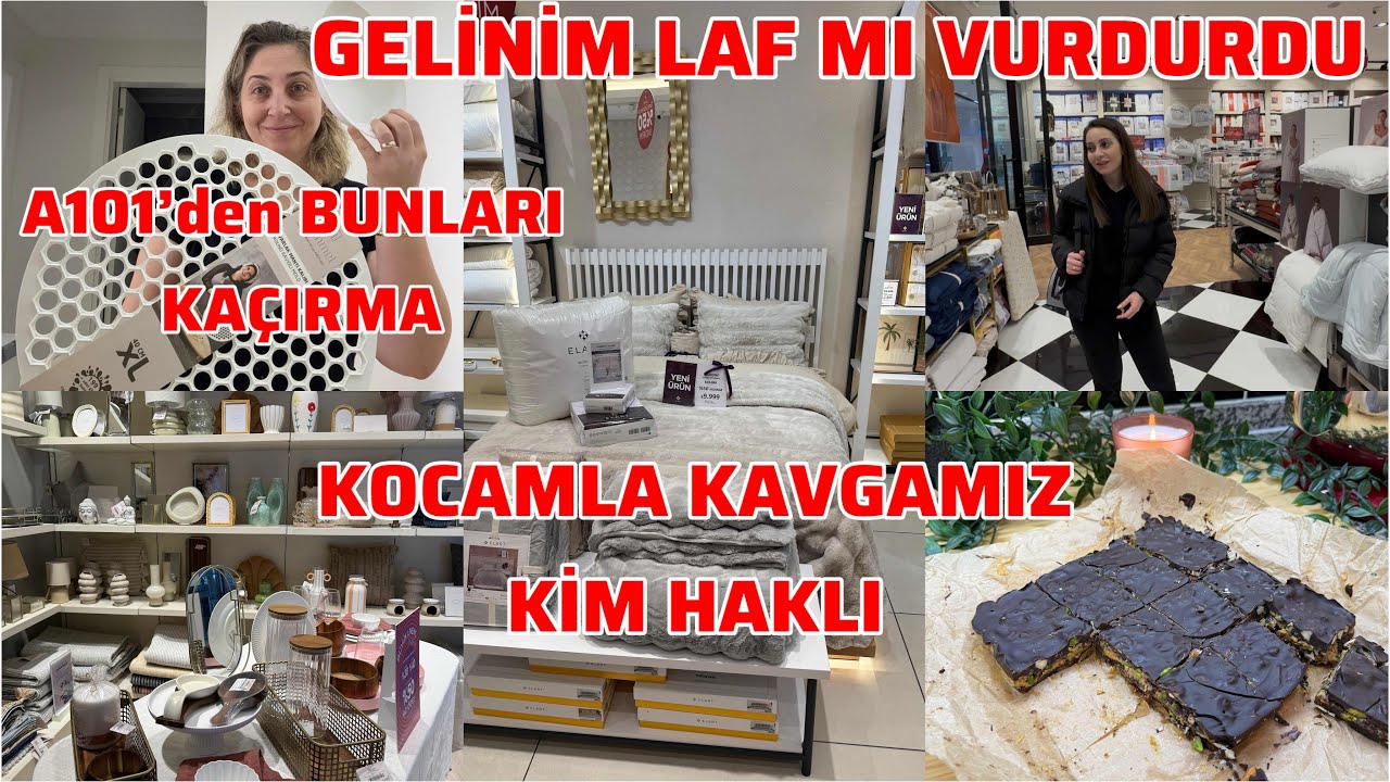 GELİNİM LAF MI VURDURDU❗️A101’den İNDİRİMLİ ÜRÜNLERİ KAPTIM❗️BU MAĞAZAYI İLK KEZ GEZİYORUM🚨TARİFLER