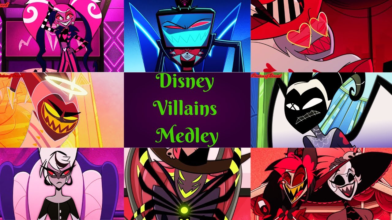 HAZBIN HOTEL: Disney Villains Medley AMV
